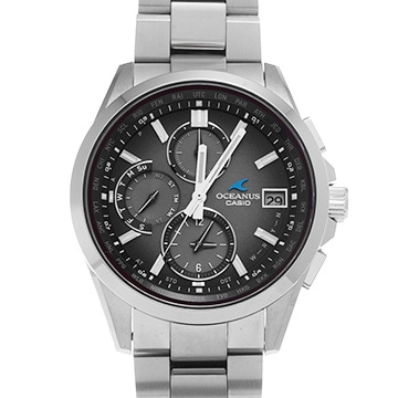 カシオ オシアナス クラシックライン OCW-T2600RA-8AJF グレー メンズ 時計 【中古】【wristwatch】