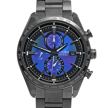 シチズン アテッサ HAKUTO-R コラボレーションモデル H800-A1CN204 ブルー メンズ 時計 【中古】【wristwatch】