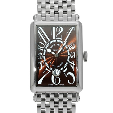 フランクミュラー ロングアイランド 1200SCDT ブラウン レディース 時計 【中古】【wristwatch】
