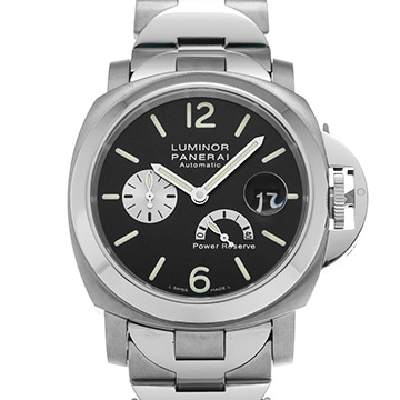 パネライ ルミノール パワーリザーブ PAM00171 ブラック/シルバー メンズ 時計 【中古】【wristwatch】