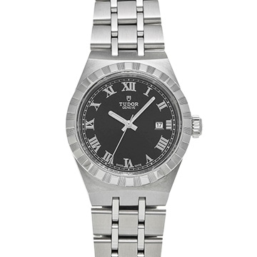 チューダー / チュードル ロイヤル デイト 28300 ブラック レディース 時計 【中古】【wristwatch】
