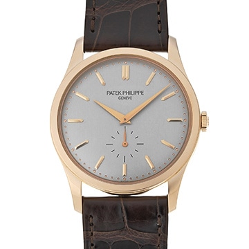 パテック フィリップ カラトラバ 5196R-001 シルバー メンズ 時計 【中古】【wristwatch】