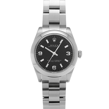 ロレックス オイスターパーペチュアル 31 177200 ブラック ユニセックス 時計 【中古】【wristwatch】