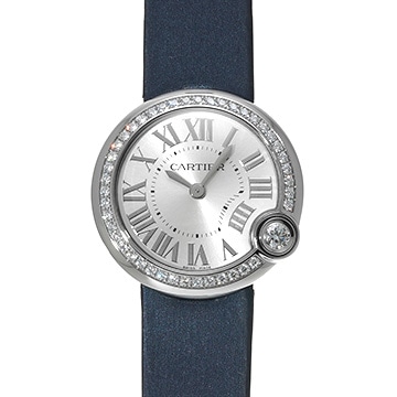 カルティエ バロン ブラン ドゥ カルティエ W4BL0003 シルバー レディース 時計 【中古】【wristwatch】