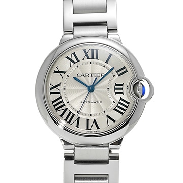 カルティエ バロンブルー ドゥ カルティエ 36mm W6920046 シルバー ユニセックス 時計 【中古】【wristwatch】