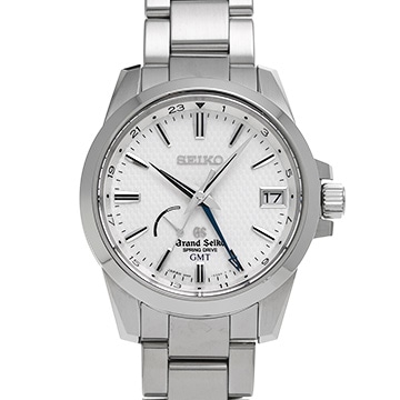グランドセイコー スプリングドライブ GMT SBGE009 ホワイト メンズ 時計 【中古】【wristwatch】