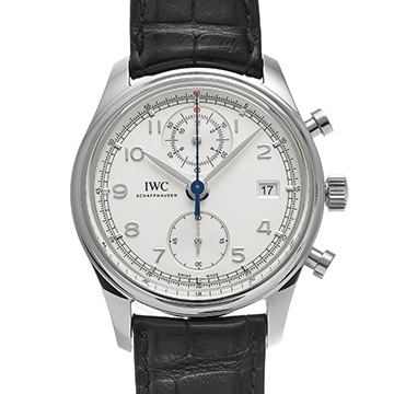 IWC ポルトギーゼ クロノグラフ クラシック IW390403 シルバー メンズ 時計 【中古】【wristwatch】