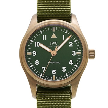 IWC パイロットウォッチ オートマティック 36 IW324019 グリーン ユニセックス 時計 【中古】【wristwatch】