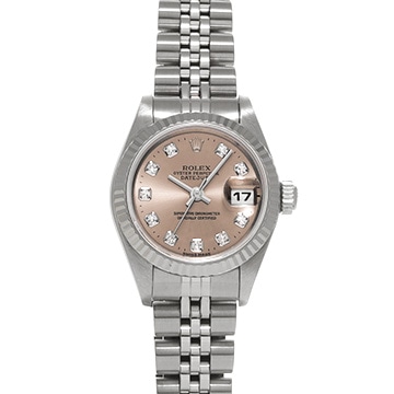 ロレックス デイトジャスト 69174G ピンク/ダイヤモンド レディース 時計 【中古】【wristwatch】