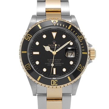 ロレックス サブマリーナ デイト 16613 ブラック メンズ 時計 【中古】【wristwatch】