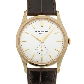 パテック フィリップ カラトラバ 5196J-001 シルバー メンズ 時計 【中古】【wristwatch】