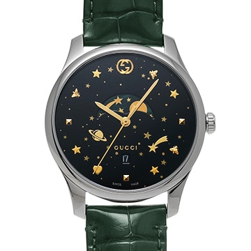 グッチ Gタイムレス YA126326 ブラック ユニセックス 時計 【中古】【wristwatch】