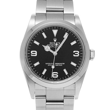 ロレックス エクスプローラー 114270 ブラック メンズ 時計 【中古】【wristwatch】