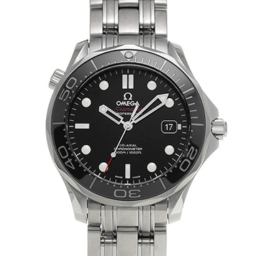 オメガ シーマスター ダイバー300 コーアクシャル 212.30.41.20.01.003 ブラック メンズ 時計 【中古】【wristwatch】