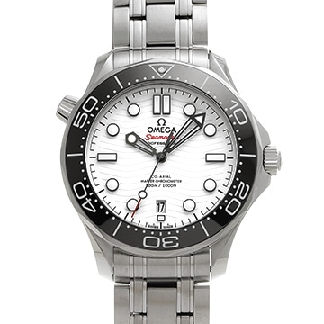 オメガ シーマスター ダイバー300 コーアクシャル マスタークロノメーター 210.30.42.20.04.001 ホワイト メンズ 時計 【中古】【wristwatch】