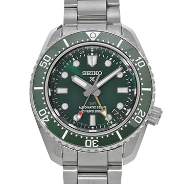 セイコー プロスペックス ダイバースキューバ 1968 メカニカルダイバーズ 現代デザイン GMT SBEJ009 グリーン メンズ 時計 【中古】【wristwatch】