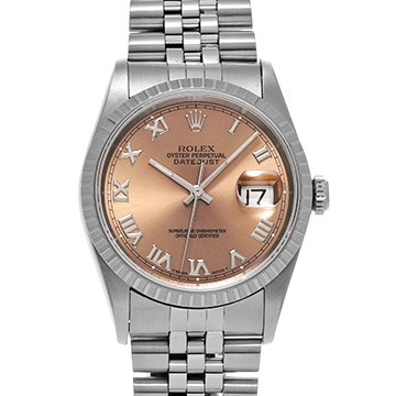 ロレックス デイトジャスト 16220 ピンク メンズ 時計 【中古】【wristwatch】