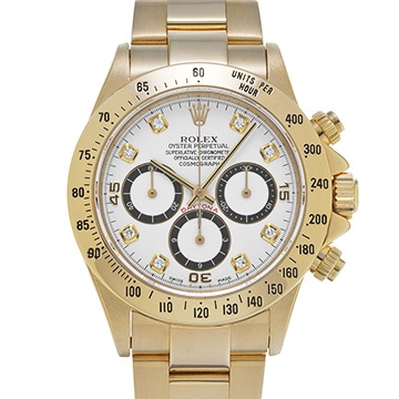 ロレックス コスモグラフ デイトナ 16528G ホワイト/ダイヤモンド メンズ 時計 【中古】【wristwatch】
