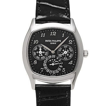 パテック フィリップ グランド コンプリケーション パーペチュアルカレンダー 5940G-010 ブラック メンズ 時計 【中古】【wristwatch】