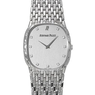 オーデマ ピゲ オーバル ハンドワインド - シルバー/ダイヤモンド メンズ 時計 【中古】【wristwatch】