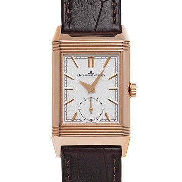 ジャガー ルクルト レベルソ トリビュート デュオ Q3902420 シルバー/ブラック メンズ 時計 【中古】【wristwatch】