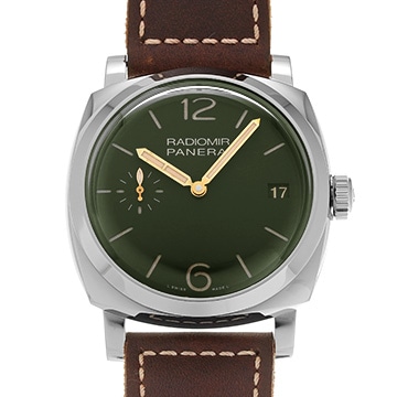 パネライ ラジオミール 1940 3デイズ アッチャイオ ブティック限定300本 PAM00736 グリーン メンズ 時計 【中古】【wristwatch】