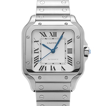 カルティエ サントス ドゥ カルティエ MM WSSA0029 シルバー メンズ 時計 【中古】【wristwatch】