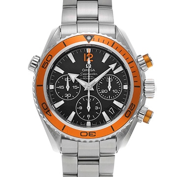 オメガ シーマスター プラネットオーシャン 600 コーアクシャル クロノグラフ 222.30.38.50.01.002 ブラック ユニセックス 時計 【中古】【wristwatch】
