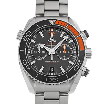 オメガ シーマスター プラネットオーシャン 600 コーアクシャル マスタークロノメーター クロノグラフ 215.30.46.51.01.002 ブラック メンズ 時計 【中古】【wristwatch】