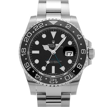 ロレックス GMTマスターII 116710LN ブラック メンズ 時計 【中古】【wristwatch】