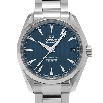 オメガ シーマスター アクアテラ マスターコーアクシャル 231.10.39.21.03.002 ブルー メンズ 時計 【中古】【wristwatch】