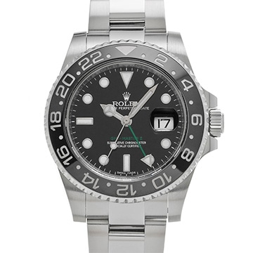 ロレックス GMTマスターII 116710LN ブラック メンズ 時計 【中古】【wristwatch】