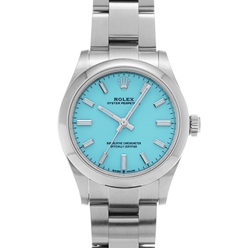 ロレックス オイスターパーペチュアル 31 277200 ターコイズブルー ユニセックス 時計 【中古】【wristwatch】
