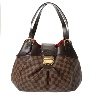 ルイ ヴィトン ダミエ システィナ GM  ブラウン N41540 ダミエキャンバス レディース バッグ 【中古】【bag】