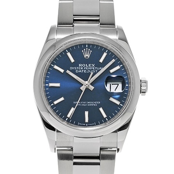 ロレックス デイトジャスト 36 126200 ブライトブルー メンズ 時計 【中古】【wristwatch】