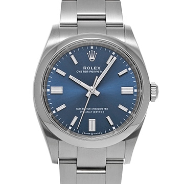 ロレックス オイスターパーペチュアル 36 126000 ブライトブルー メンズ 時計 【中古】【wristwatch】