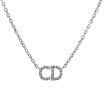 ディオール Clair D Lune ネックレス シルバー N0717CDLCY_D102 メタル/クリスタル レディース ジュエリー 【中古】【jewelry】