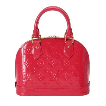 ルイ ヴィトン モノグラムヴェルニ アルマBB 2WAY ホットピンク M91606 ヴェルニ レディース バッグ 【中古】【bag】