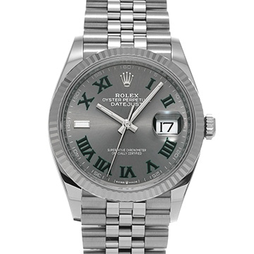 ロレックス デイトジャスト 36 126234 スレート メンズ 時計 【中古】【wristwatch】