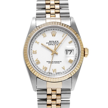 ロレックス デイトジャスト 16233 ホワイト メンズ 時計 【中古】【wristwatch】