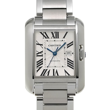カルティエ タンク アングレーズ LM W5310009 シルバー メンズ 時計 【中古】【wristwatch】