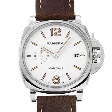 パネライ ルミノール ドゥエ PAM01046 ホワイト メンズ 時計 【中古】【wristwatch】
