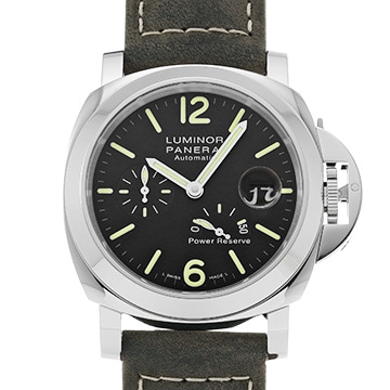 パネライ ルミノール パワーリザーブ アッチャイオ PAM01090 ブラック メンズ 時計 【中古】【wristwatch】