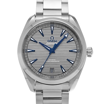 オメガ シーマスター アクアテラ コーアクシャル マスタークロノメーター 220.10.41.21.06.001 グレー メンズ 時計 【中古】【wristwatch】
