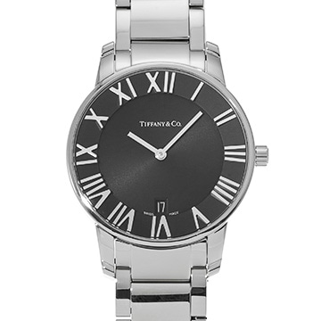 ティファニー アトラス ドーム Z1800.11.10A10A00A ブラック メンズ 時計 【中古】【wristwatch】