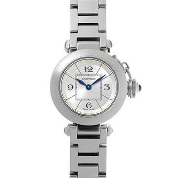 カルティエ ミスパシャ W3140007 シルバー レディース 時計 【中古】【wristwatch】