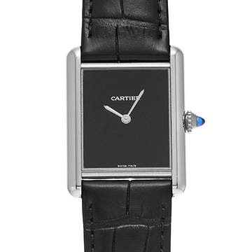 カルティエ タンク マスト ドゥ カルティエ LM WSTA0072 ブラックラッカー メンズ 時計 【中古】【wristwatch】