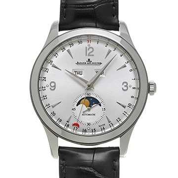 ジャガー ルクルト マスター カレンダー Q1558420 シルバー メンズ 時計 【中古】【wristwatch】