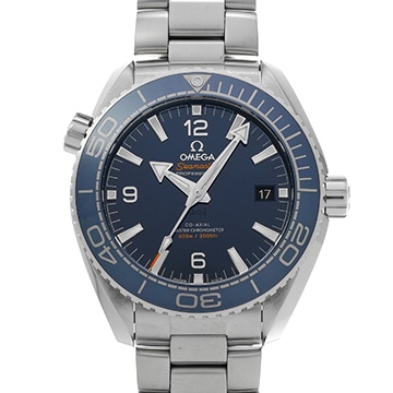オメガ シーマスター プラネットオーシャン 600 コーアクシャル マスタークロノメーター 215.30.44.21.03.001 ブルー メンズ 時計 【中古】【wristwatch】