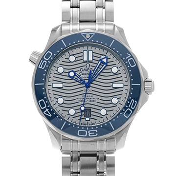 オメガ シーマスター ダイバー300 コーアクシャル マスタークロノメーター 210.30.42.20.06.001 グレー メンズ 時計 【中古】【wristwatch】